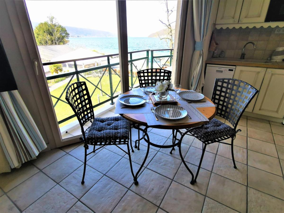 Lac Annecy Plage Privee, Duplex Baie Des Voiles Duingt Exteriér fotografie