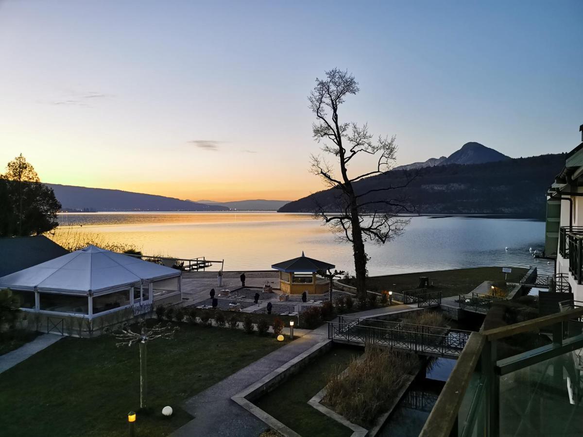Lac Annecy Plage Privee, Duplex Baie Des Voiles Duingt Exteriér fotografie