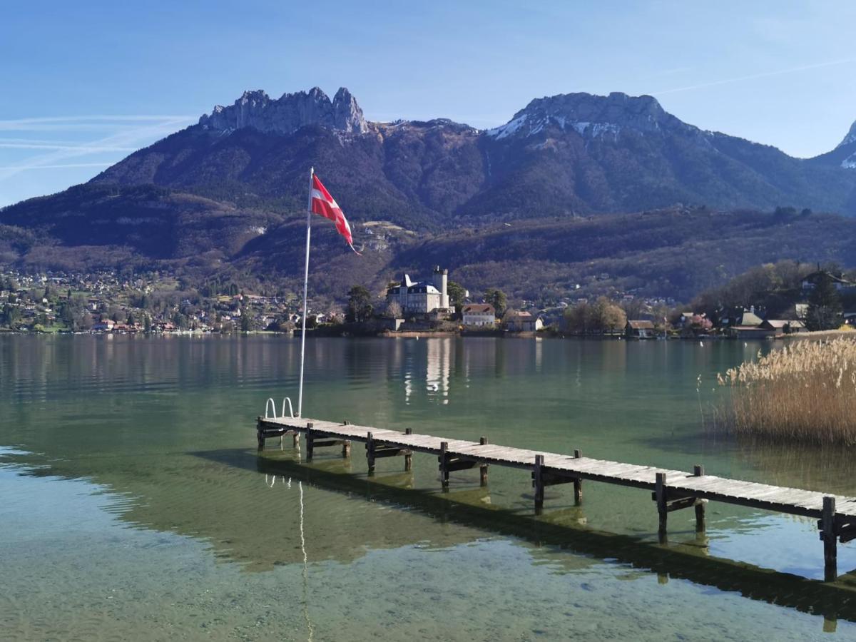 Lac Annecy Plage Privee, Duplex Baie Des Voiles Duingt Exteriér fotografie
