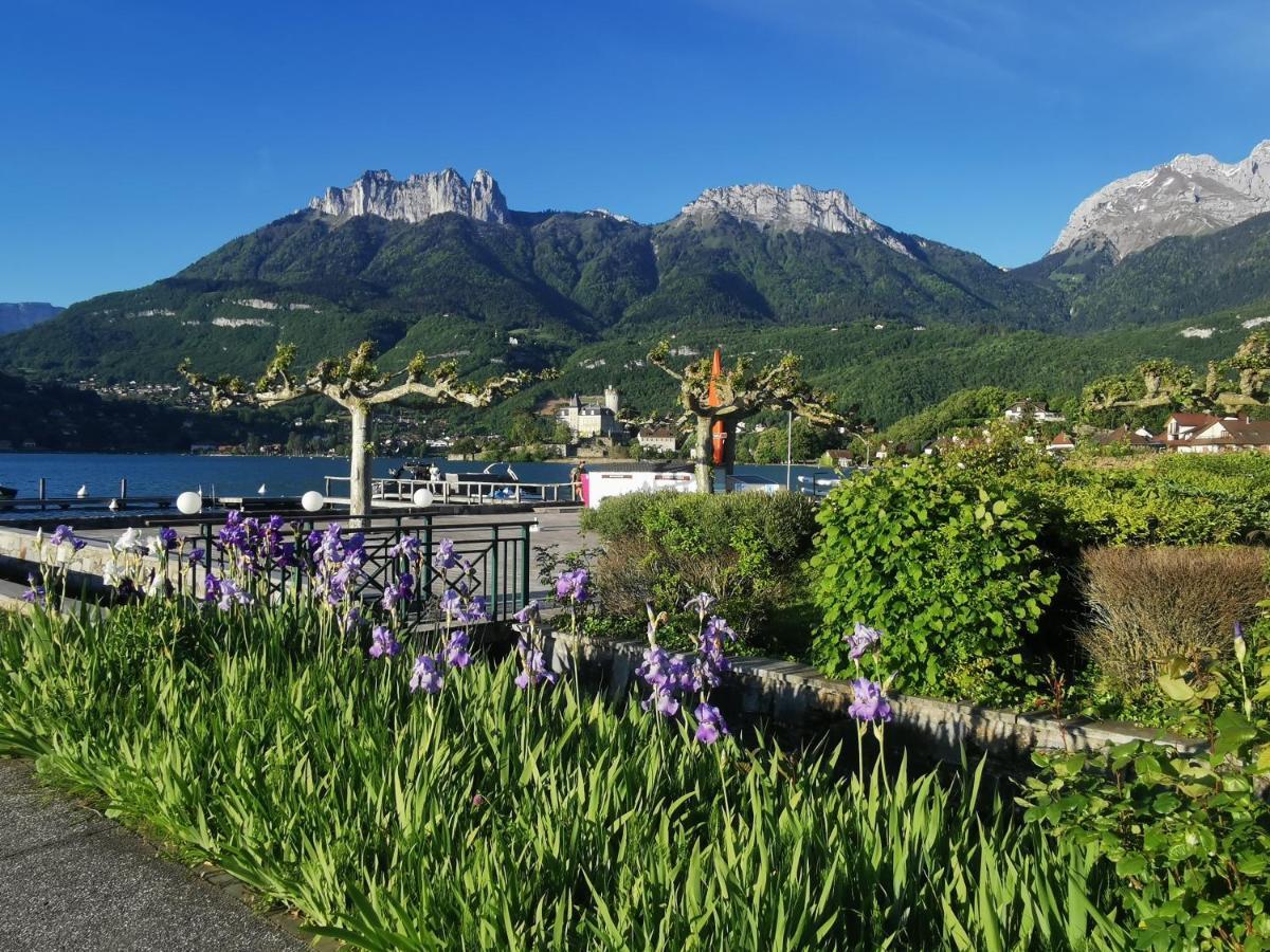 Lac Annecy Plage Privee, Duplex Baie Des Voiles Duingt Exteriér fotografie