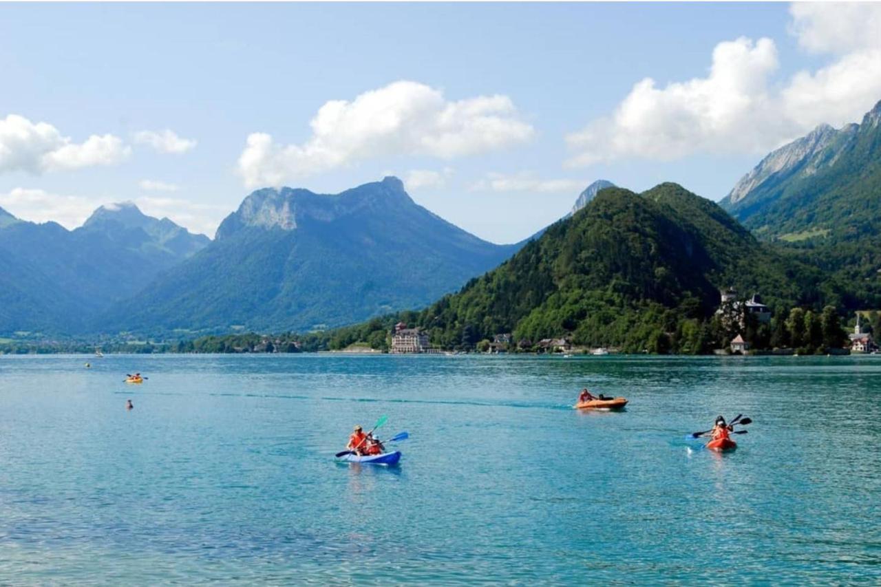 Lac Annecy Plage Privee, Duplex Baie Des Voiles Duingt Exteriér fotografie