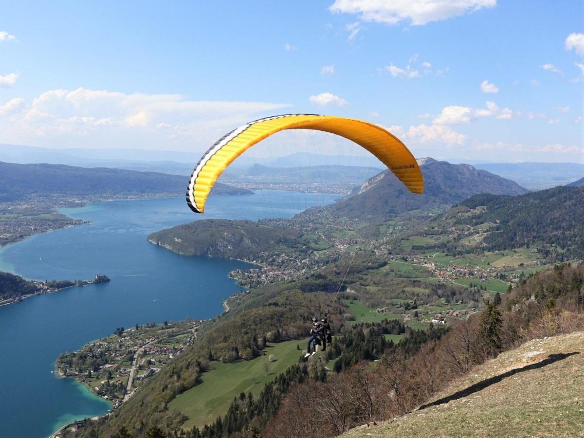 Lac Annecy Plage Privee, Duplex Baie Des Voiles Duingt Exteriér fotografie