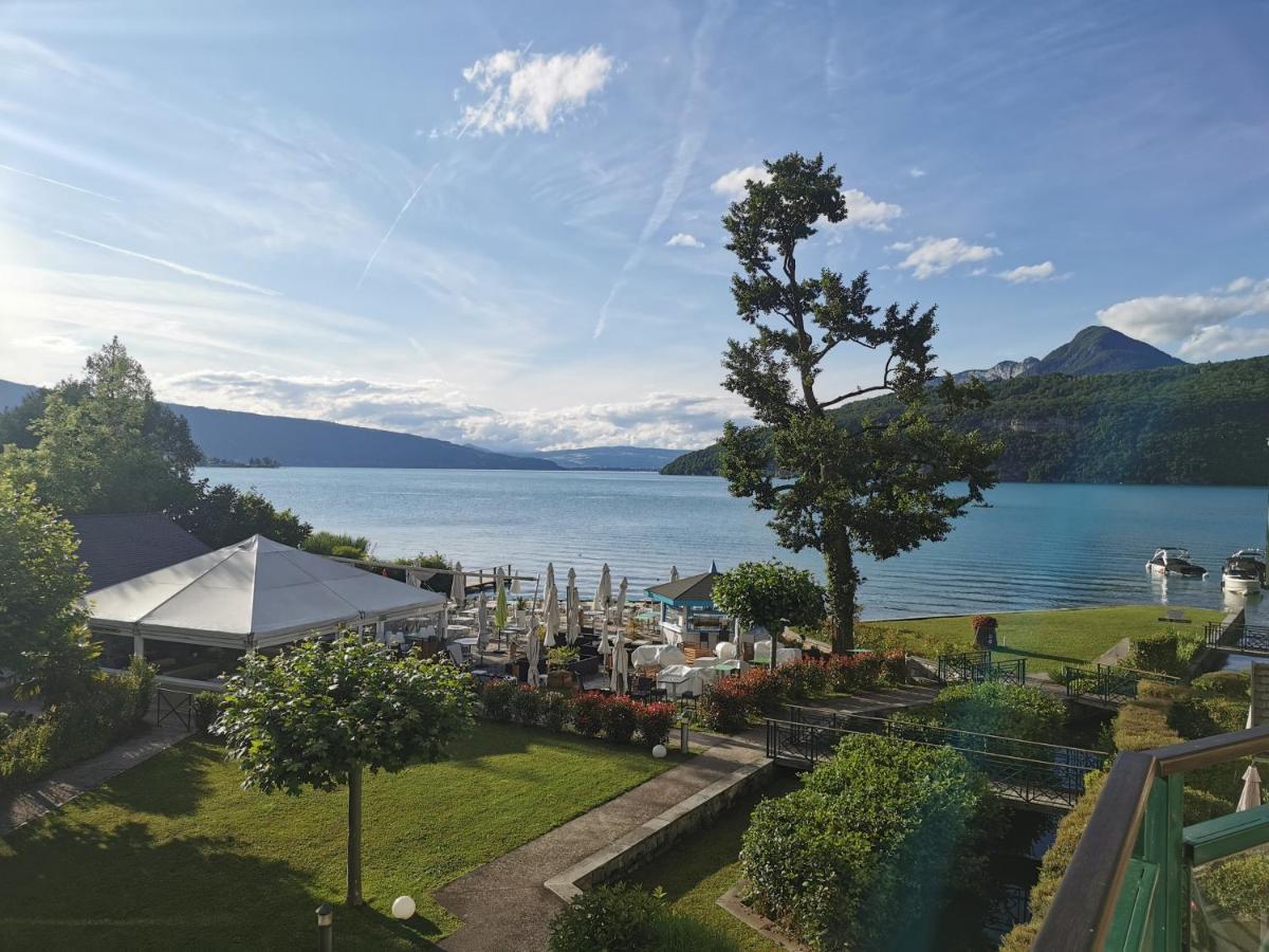 Lac Annecy Plage Privee, Duplex Baie Des Voiles Duingt Exteriér fotografie